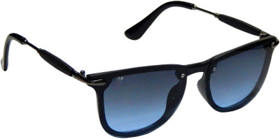Redex Wayfarer Sunglasses(For Men & Women, Black)
