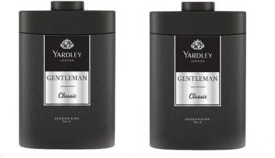 Yardley London Gentleman Classic Talc (Pack of 2)(2 x 125 g)