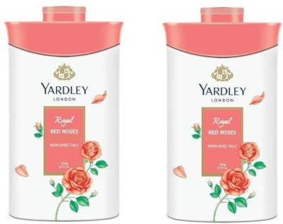 Yardley London Red Roses Talc (Pack of 2)(2 x 125 g)