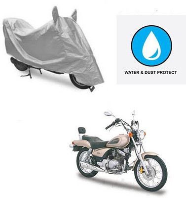saanvi Two Wheeler Cover for Yamaha(Enticer, Silver)