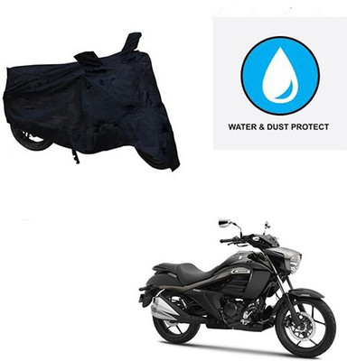 Feel heaven Two Wheeler Cover for Suzuki(Intruder, Black)