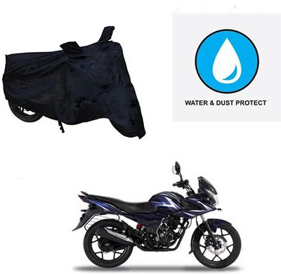 Feel heaven Two Wheeler Cover for Bajaj(Discover 150 f, Black)