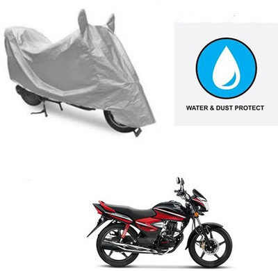 Atulit enterprises Two Wheeler Cover for Honda(CB Shine, Silver)