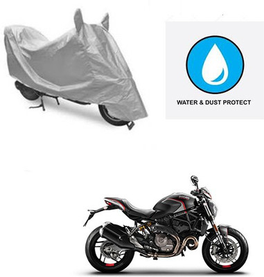 Atulit enterprises Two Wheeler Cover for Ducati(Monster 82, Silver)