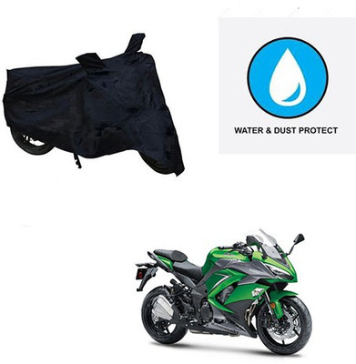 Feel heaven Two Wheeler Cover for Kawasaki(Ninja 1000, Black)