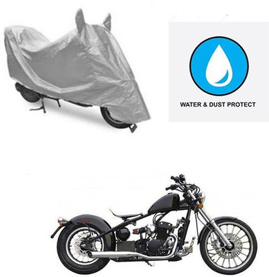 saanvi Two Wheeler Cover for Harley Davidson(Bobber 350, Silver)