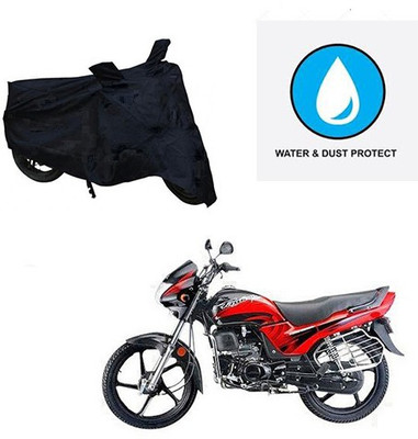 Feel heaven Two Wheeler Cover for Honda(Passion Plus, Black)