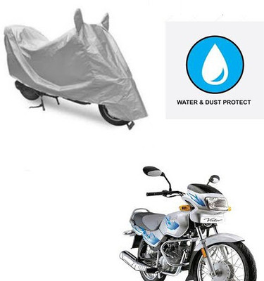 Atulit enterprises Two Wheeler Cover for TVS(Victor GLX, Silver)