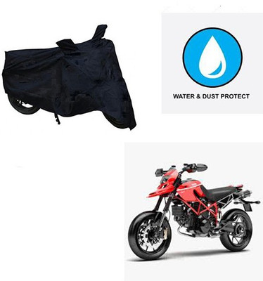 saanvi Two Wheeler Cover for Ducati(Hypermotard, Black)