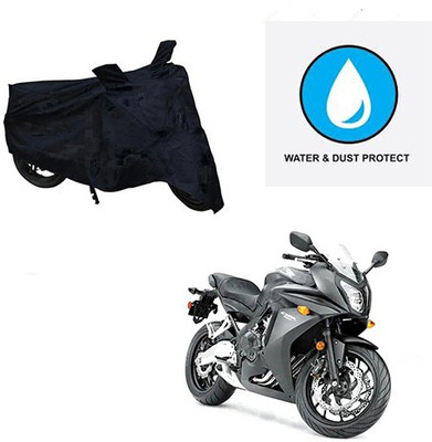Feel heaven Two Wheeler Cover for Honda(CBR 650F, Black)