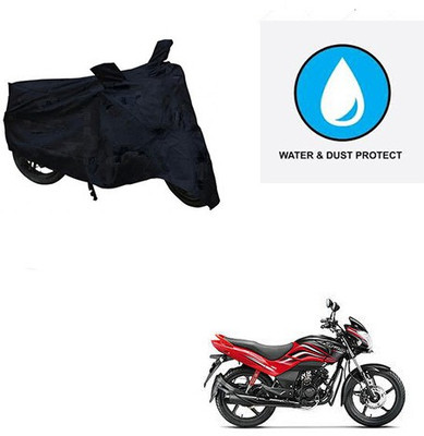 Feel heaven Two Wheeler Cover for Honda(Passion Xpro, Black)
