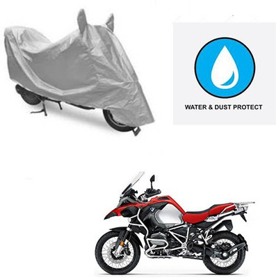 saanvi Two Wheeler Cover for BMW(R 1200 GS, Silver)