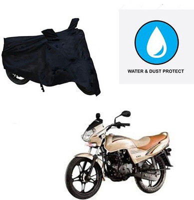 Feel heaven Two Wheeler Cover for LML(Freedom, Black)