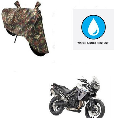Feel heaven Two Wheeler Cover for Triumph(Tiger 800 XR, Multicolor)