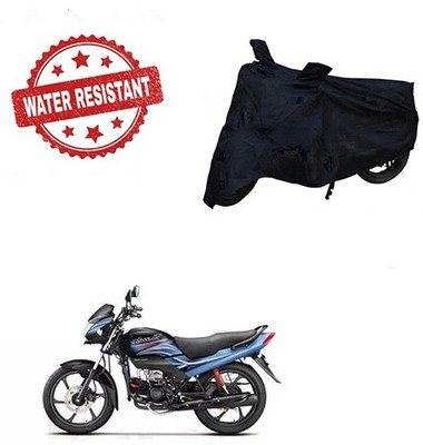 Feel heaven Two Wheeler Cover for Hero(Passion Plus, Black)