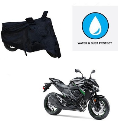 Feel heaven Two Wheeler Cover for Kawasaki(Z800, Black)