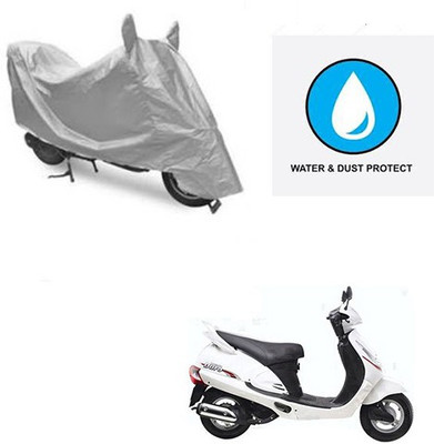 saanvi Two Wheeler Cover for Mahindra(Duro, Silver)