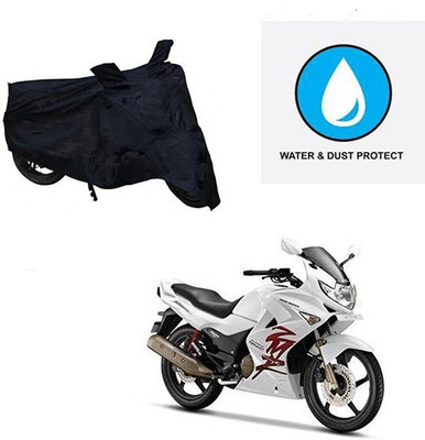 Feel heaven Two Wheeler Cover for Hero(Karizma, Black)