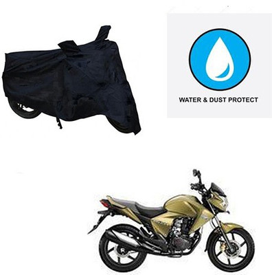 saanvi Two Wheeler Cover for Honda(Dazzler, Black)