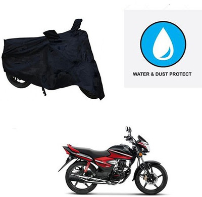 saanvi Two Wheeler Cover for Honda(CB Shine, Black)
