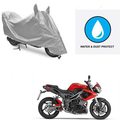Atulit enterprises Two Wheeler Cover for DSK Benelli(TNT R, Silver)