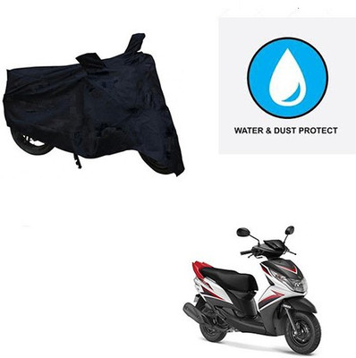 Feel heaven Two Wheeler Cover for Yamaha(Ray Z, Black)