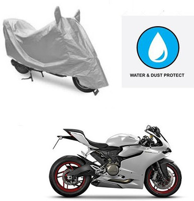 Atulit enterprises Two Wheeler Cover for Ducati(899 Panigale, Silver)