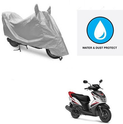 Atulit enterprises Two Wheeler Cover for Yamaha(Ray Z, Silver)