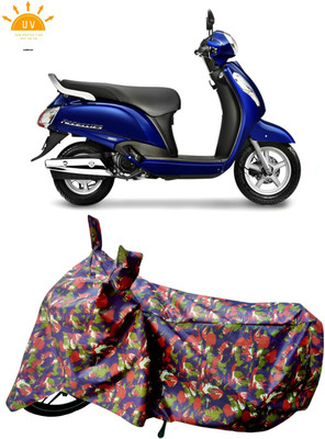 AutoHansh Waterproof Two Wheeler Cover for Suzuki(Access 125, Multicolor)