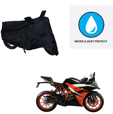 Feel heaven Two Wheeler Cover for KTM(RC 390, Black)