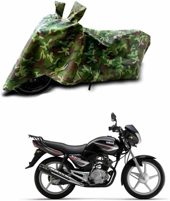 JVG Waterproof Two Wheeler Cover for Yamaha(YBR 110, Multicolor)