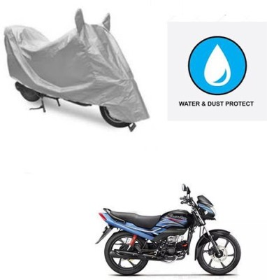 Atulit enterprises Two Wheeler Cover for Hero(Passion Plus, Silver)