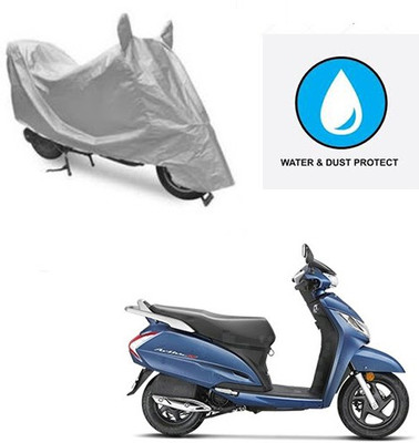 saanvi Two Wheeler Cover for Honda(Activa 125, Silver)