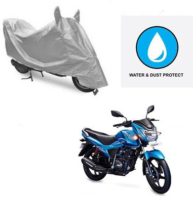 Atulit enterprises Two Wheeler Cover for TVS(Victor New, Silver)