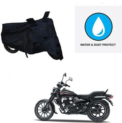 saanvi Two Wheeler Cover for Bajaj(Avenger 150 Street, Black)