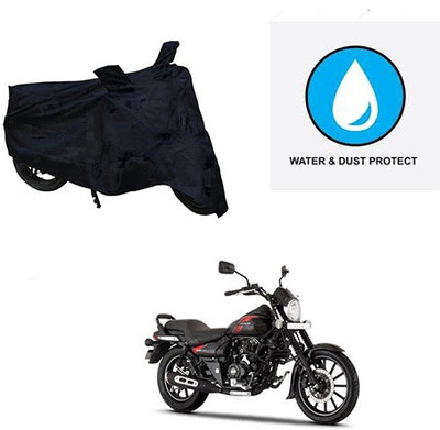 saanvi Two Wheeler Cover for Bajaj(Avenger 220 Street, Black)