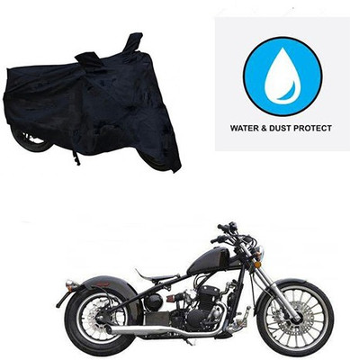 Feel heaven Two Wheeler Cover for Harley Davidson(Bobber 350, Black)