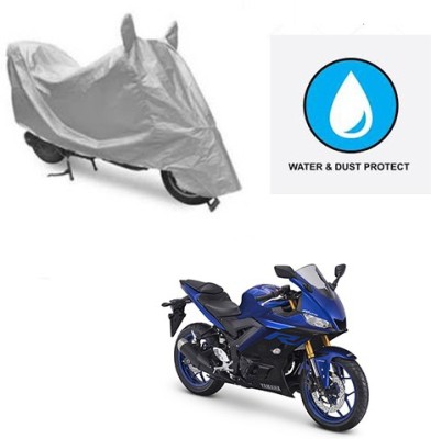 saanvi Two Wheeler Cover for Yamaha(YZF R25, Silver)