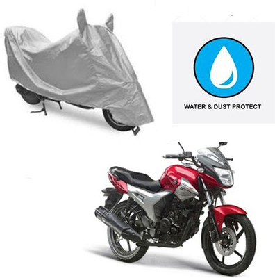 Atulit enterprises Two Wheeler Cover for Yamaha(SZ X, Silver)