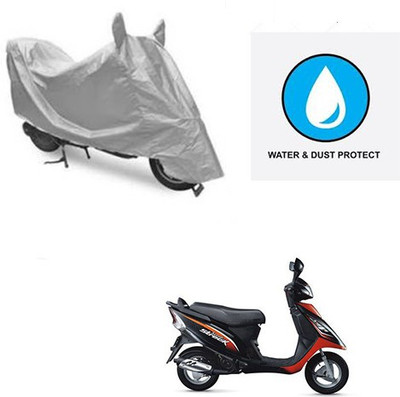 Atulit enterprises Two Wheeler Cover for TVS(Streek, Silver)