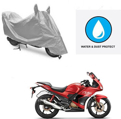 Atulit enterprises Two Wheeler Cover for Hero(Karizma ZMR, Silver)