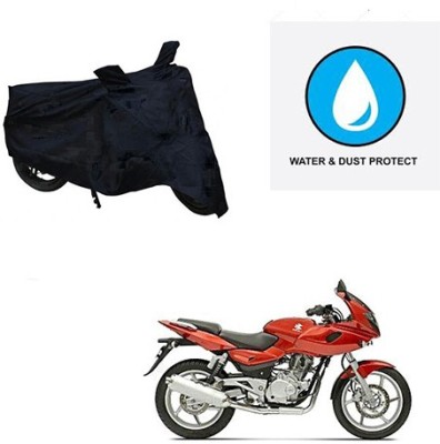 Feel heaven Two Wheeler Cover for Bajaj(Pulsar 220 DTS-i, Black)