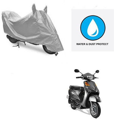 Atulit enterprises Two Wheeler Cover for Indus(Yo Spark, Silver)