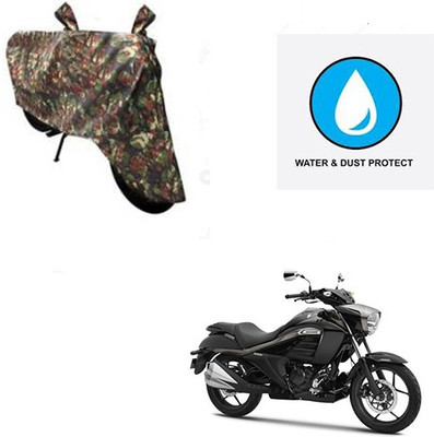 Feel heaven Waterproof Two Wheeler Cover for Suzuki(Intruder, Multicolor)