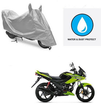 saanvi Two Wheeler Cover for Honda(CBF, Silver)