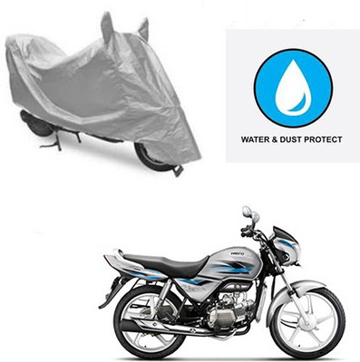 Atulit enterprises Two Wheeler Cover for Hero(Splendor Pro, Silver)