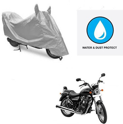 Feel heaven Two Wheeler Cover for Royal Enfield(Thunderbird 350, Silver)