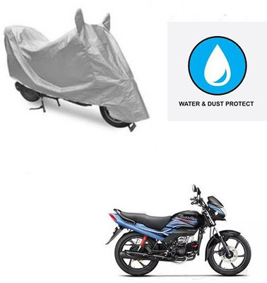 saanvi Two Wheeler Cover for Honda(Passion Pro, Silver)