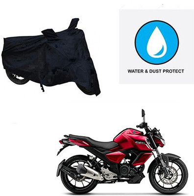 Feel heaven Two Wheeler Cover for Yamaha(FZ-S, Black)
