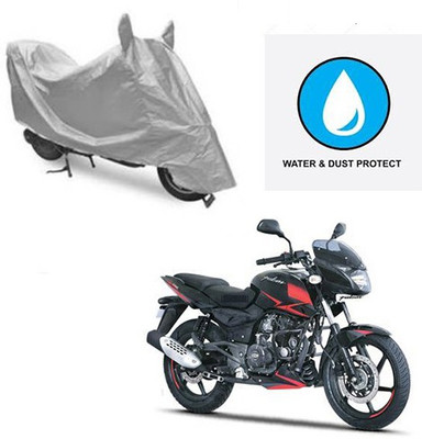 Atulit enterprises Two Wheeler Cover for Bajaj(Pulsar 180 DTS-i, Silver)